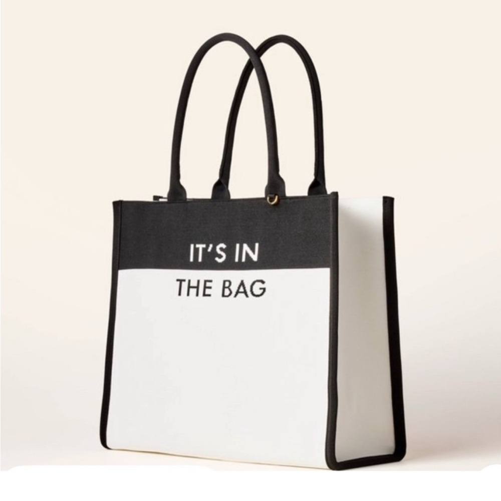 Kate Spade x Target Black and White Tote Bag